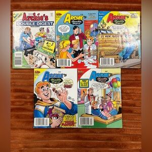 Archie’s Double Digest Lot of 10 Books Comics –Digest Magazines